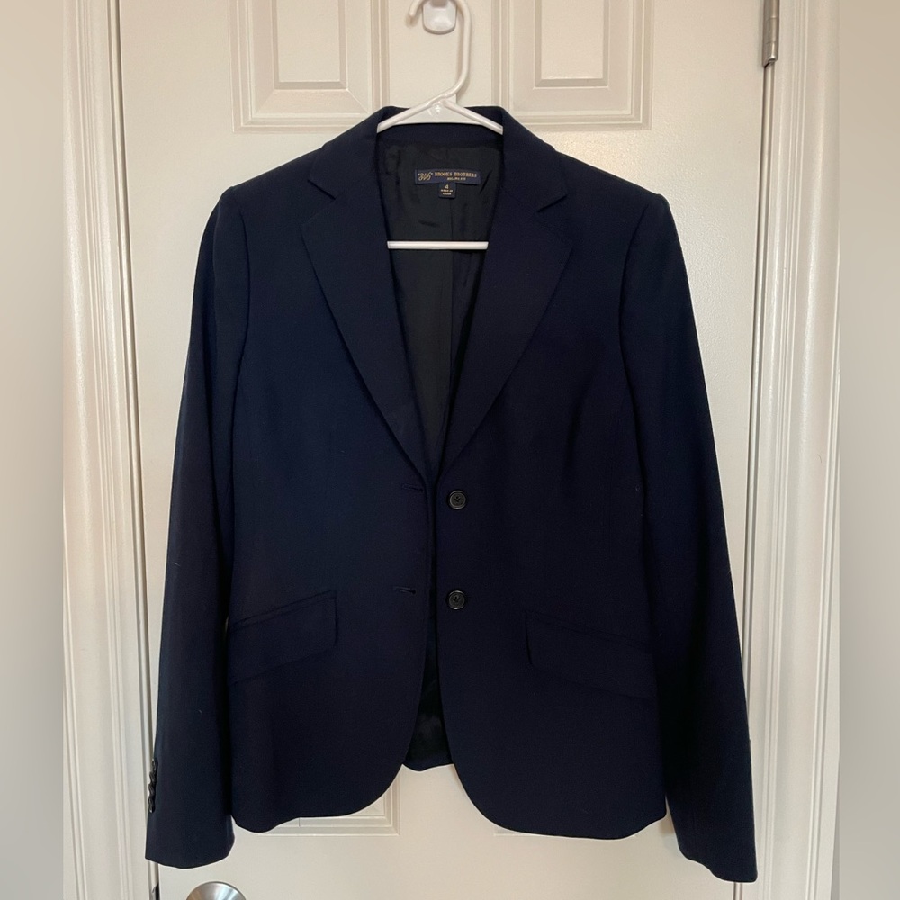 Brooks Brothers Tailored Navy Blazer